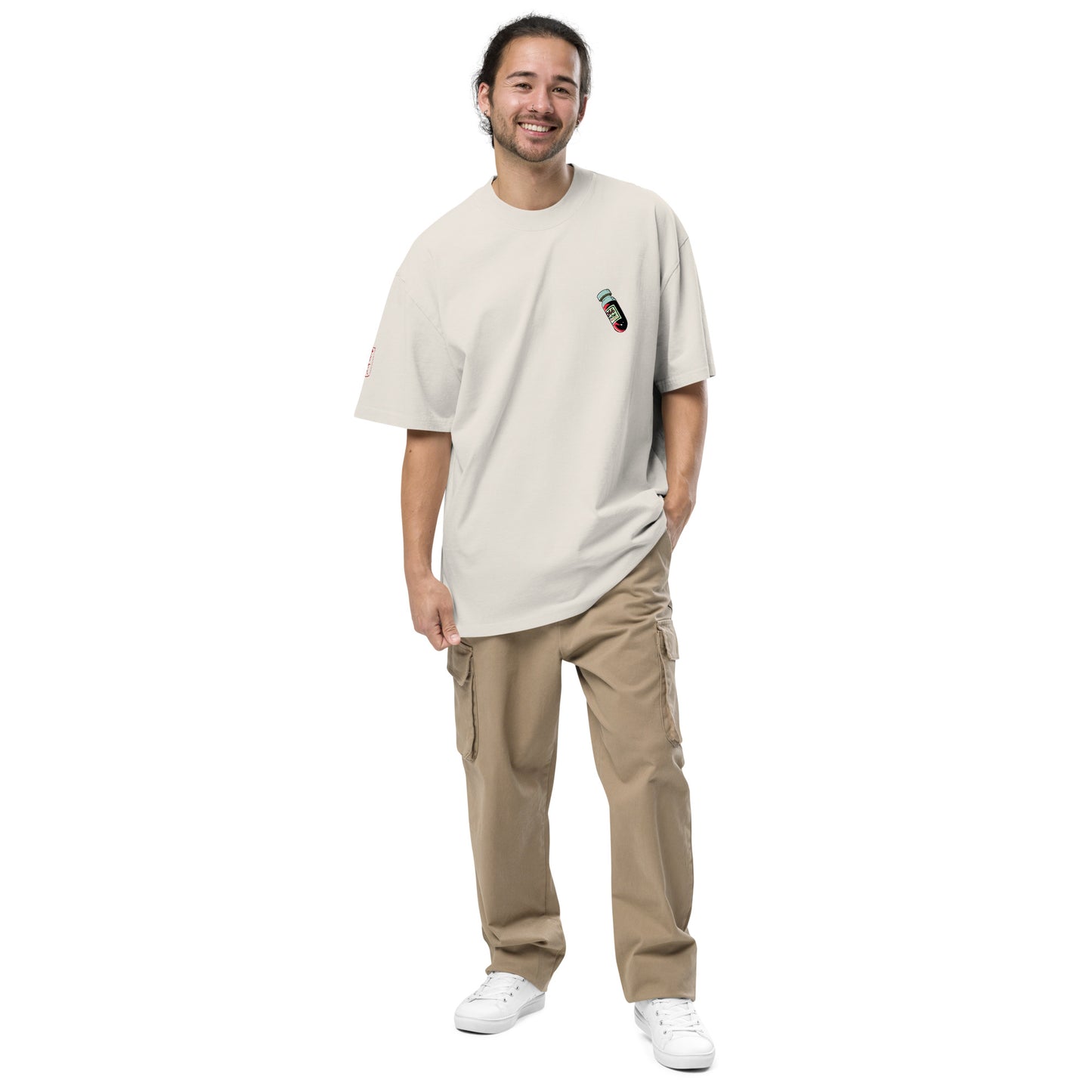 Ghost #002 - Oversized faded t-shirt