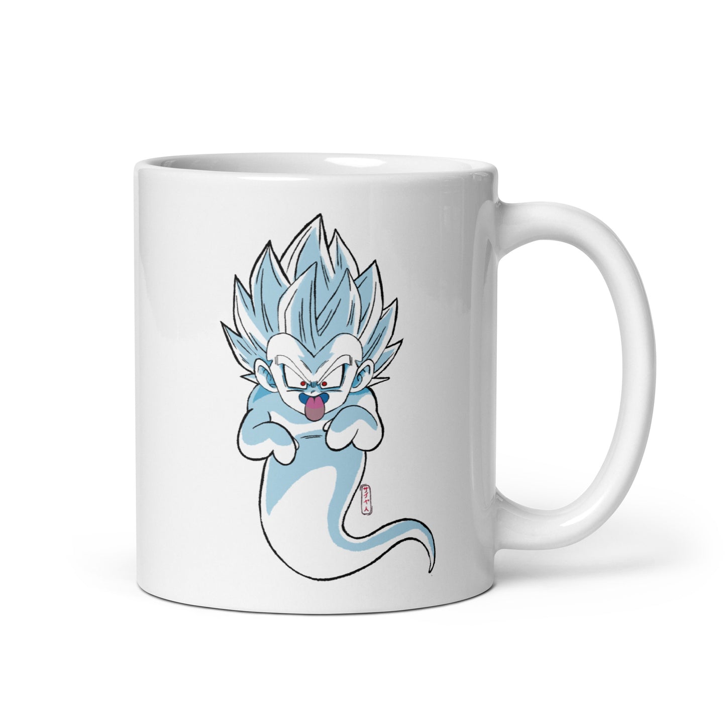 GHOST Obake おばけ- White glossy mug