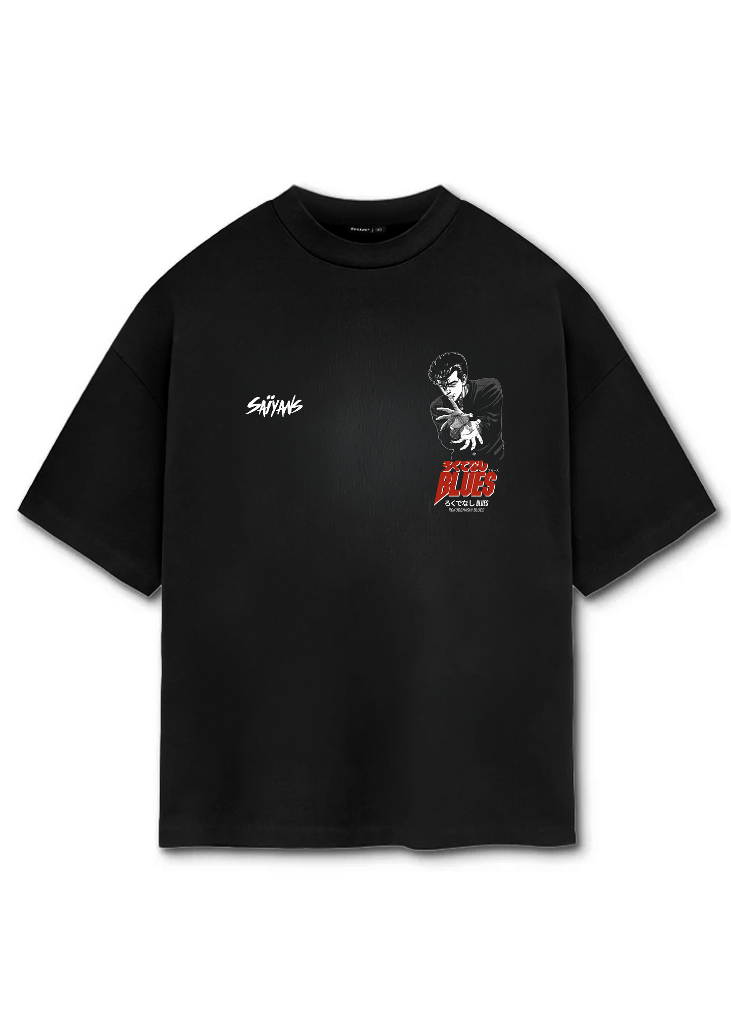 Taison Maeda t-shirt back print - manga fighting spirit artwork by Saiyans
