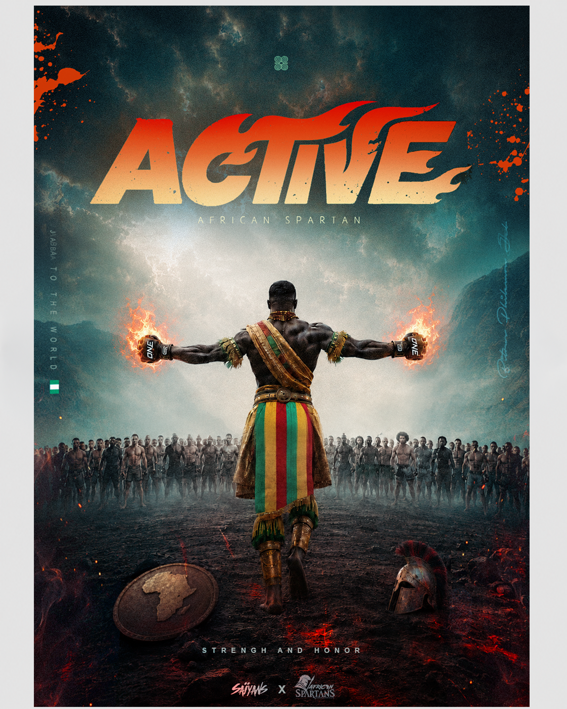 ACTIVE — African Spartan x Saiyans Sleeveless T-Shirt